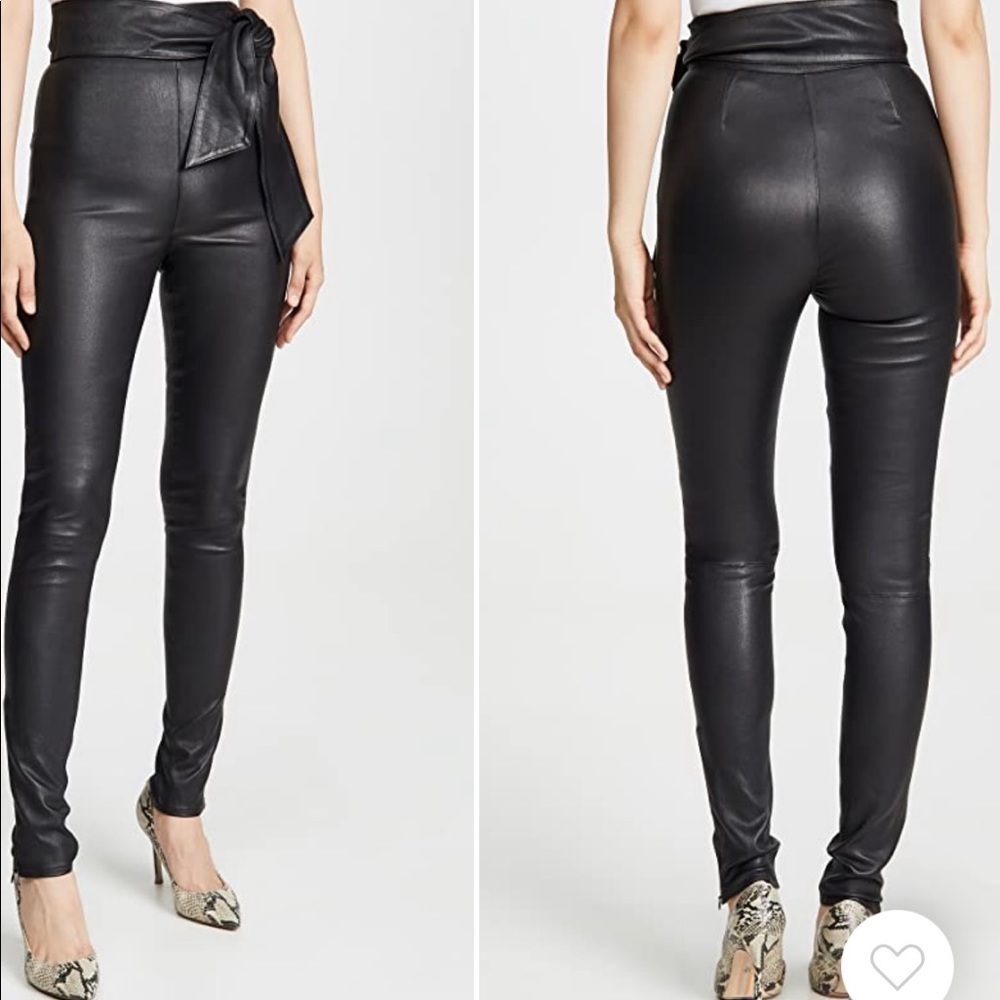 J Brand Friday Leather Leggings